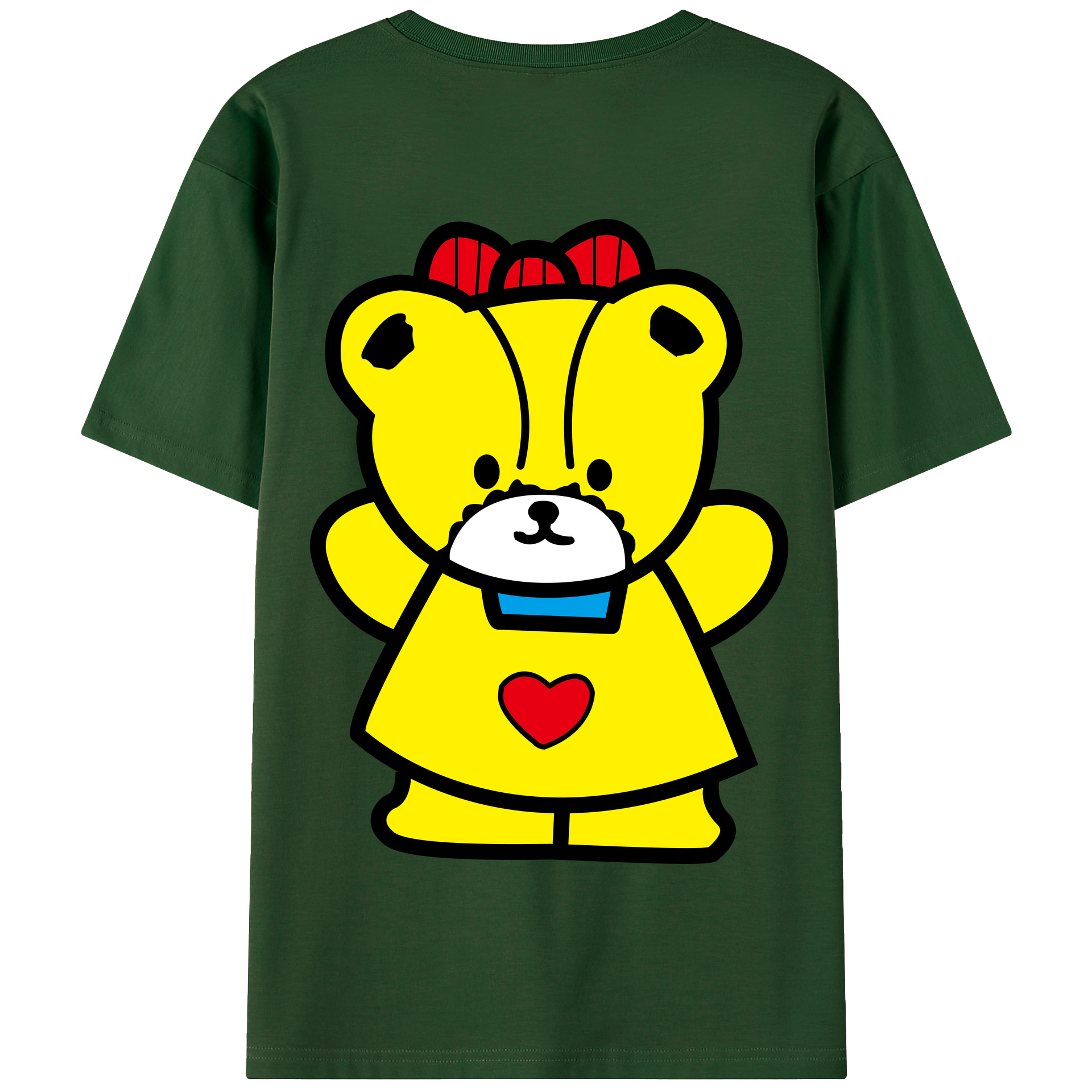 （画像用） Hello Kitty ハローキティ 綿100％半袖Tシャツ（背面プリント）